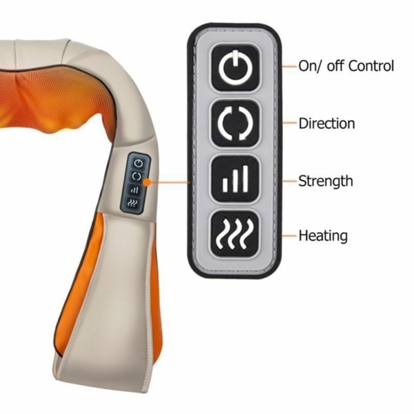 3D SHIATSU MASÁŽNÍ PŘÍSTROJ PRO CELÉ TĚLO - Obrázek 4