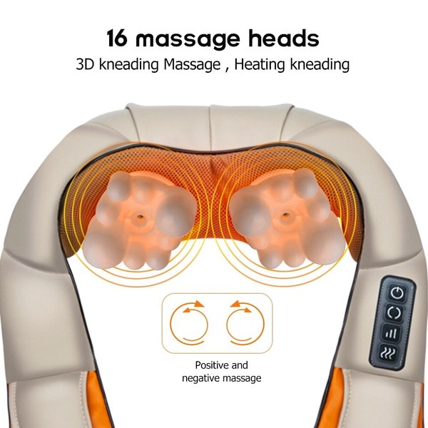 3D SHIATSU MASÁŽNÍ PŘÍSTROJ PRO CELÉ TĚLO - Obrázek 3